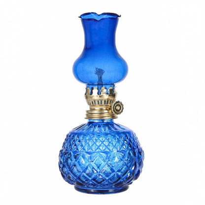 Rustic Large Oil Lamp Vintage Glass Kerosene Lamp Antique Oil Lamps for Indoor Use Emergency Lighting Hurricane Lamp Chamber