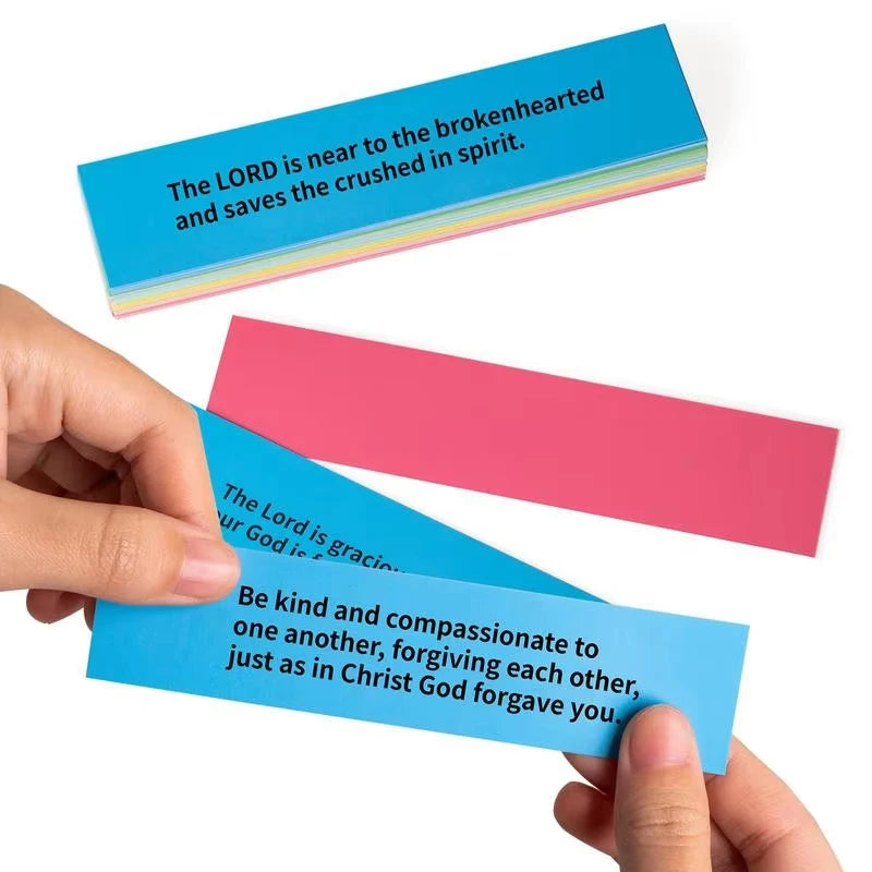 Read Me When Bible Verses Jar for Emotions and Feelings, Hope Jar Bible Verses with Scriptures for Back-to-School Gift