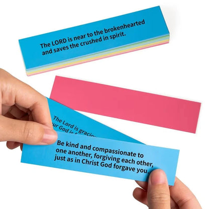 Read Me When Bible Verses Jar for Emotions and Feelings, Hope Jar Bible Verses with Scriptures for Back-to-School Gift