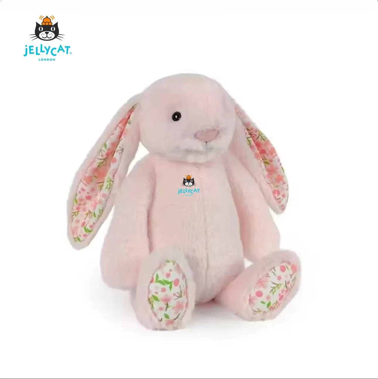 Best-seller 30cm JC Cute Long Ears Rabbit Plush Toy Very Soft White Pink Bunny Doll Sleeping Plushies Home Decor Xmas Gifts Girl