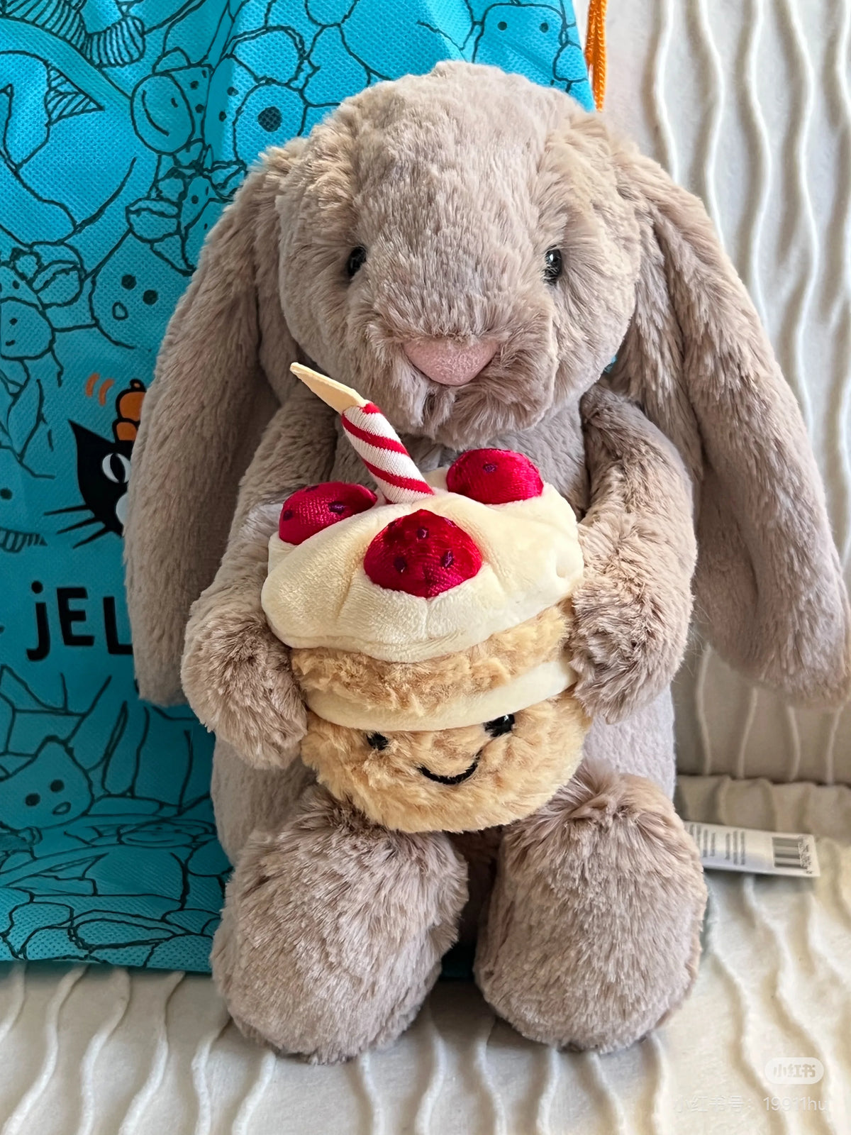 Best-seller 30cm JC Cute Long Ears Rabbit Plush Toy Very Soft White Pink Bunny Doll Sleeping Plushies Home Decor Xmas Gifts Girl