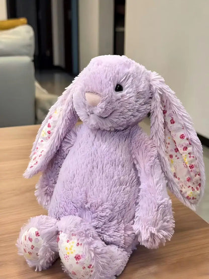 Best-seller 30cm JC Cute Long Ears Rabbit Plush Toy Very Soft White Pink Bunny Doll Sleeping Plushies Home Decor Xmas Gifts Girl