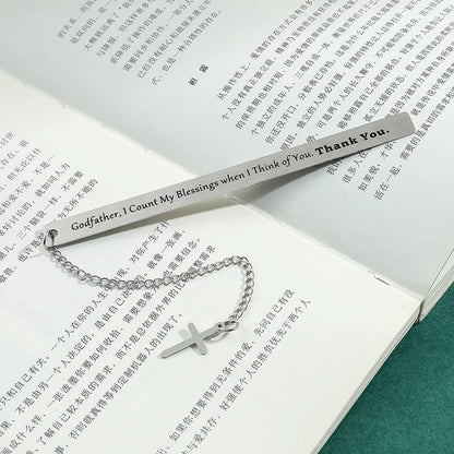 New Style Personalized Bookmarks Metal Book Mark for Friend Collection Reading Marker Book Accessory Gift For Book Loves